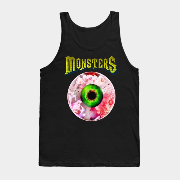 MONSTERS (80s Cult Horror Anthology) Tank Top by darklordpug